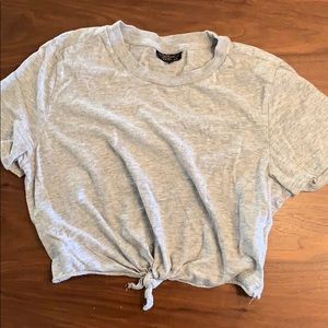 Topshop crop tshirt